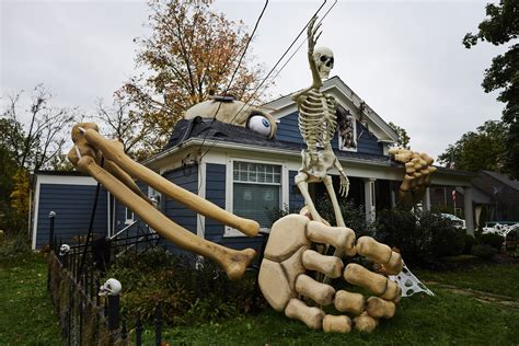 The giant Home Depot skeleton is helping raise money for St. Jude ...