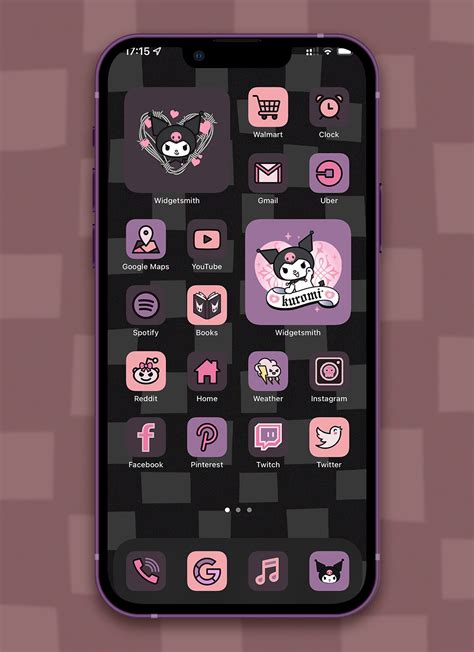 Kuromi App Icons - Sanrio Aesthetic App Icons for iOS14 & Android - Free