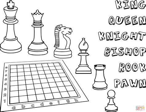 Printable Chess Pieces - Printable Word Searches