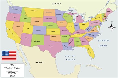 10 Fresh Printable Map Of The United States And Capitals - Printable Map