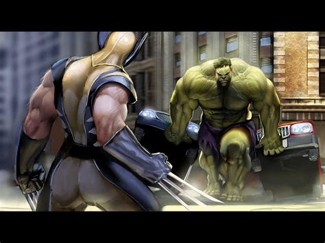 Hulk vs Wolverine Wallpapers - Top Free Hulk vs Wolverine Backgrounds ...