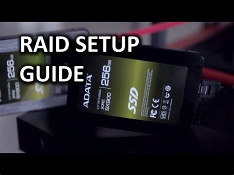 Intel RAID Setup Guide - YouTube