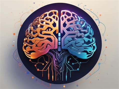 Premium AI Image | brain vector logo illustration