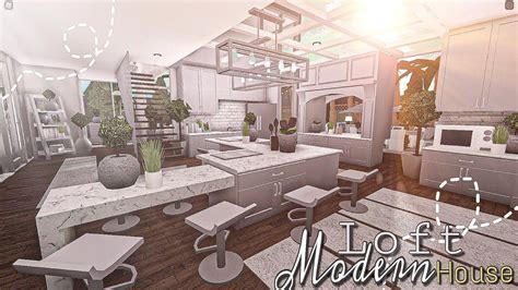 ROBLOX BLOXBURG: Modern Loft House || House Build - YouTube | Small ...