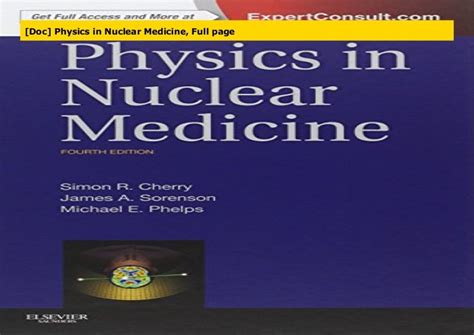 [Doc] Physics in Nuclear Medicine, Full page