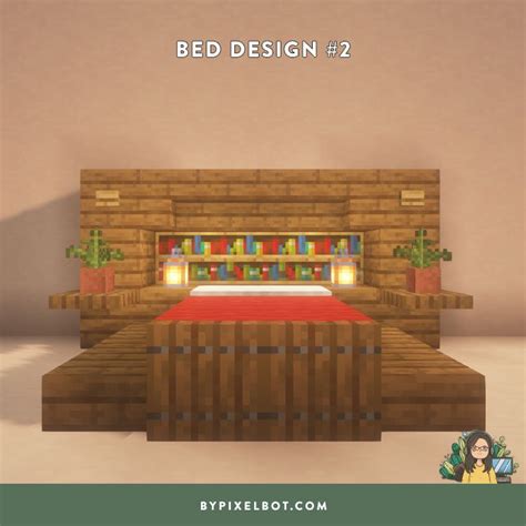 20 Beautiful Minecraft Bed Design Ideas (Double Bed Edition) — ByPixelbot