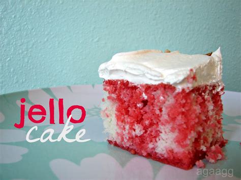 Jello poke cake - A girl and a glue gun