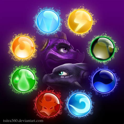 Elemental Stones_Practice by Tsitra360 on DeviantArt