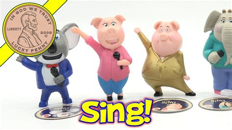 Sing Movie McDonald's 2016 Happy Meal Kids Fast Food Toys - YouTube