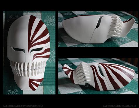 Bleach- Ichigo's Vizard Mask by danielledemartini on DeviantArt