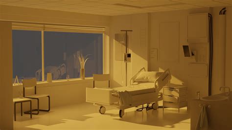 ArtStation - Hospital Room