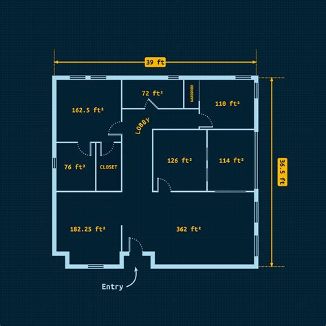 Simple Floor Plan With Dimensions | Floor Roma