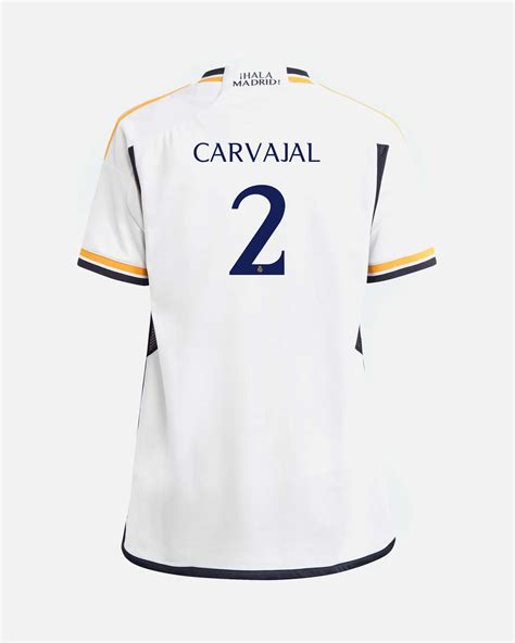 Camiseta 1ª Real Madrid 2023/2024 Carvajal para Niño