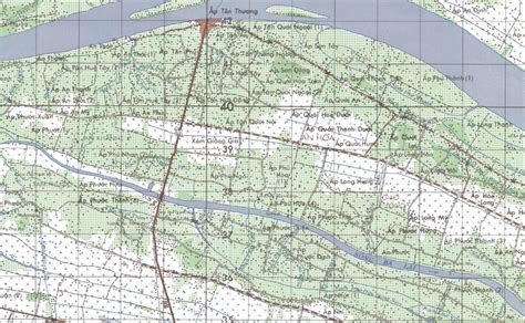 My Tho, Vietnam Topographical Map – Battle Archives