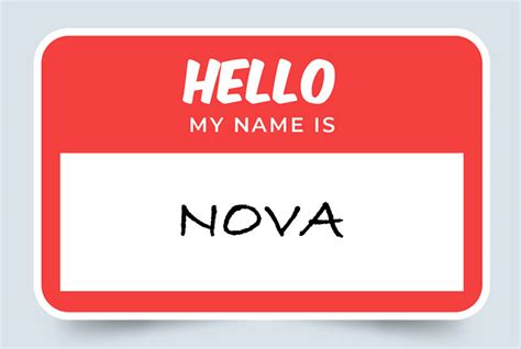 Nova Name Meaning: Origins and Significance