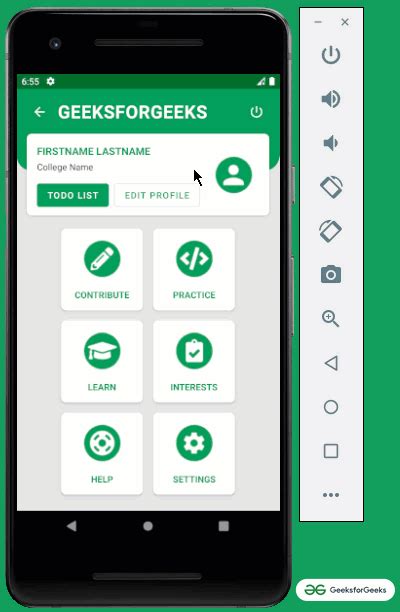 Dashboard UI Design in Android - GeeksforGeeks