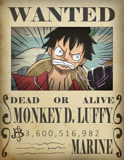 One Piece Bounty Poster – Pigura