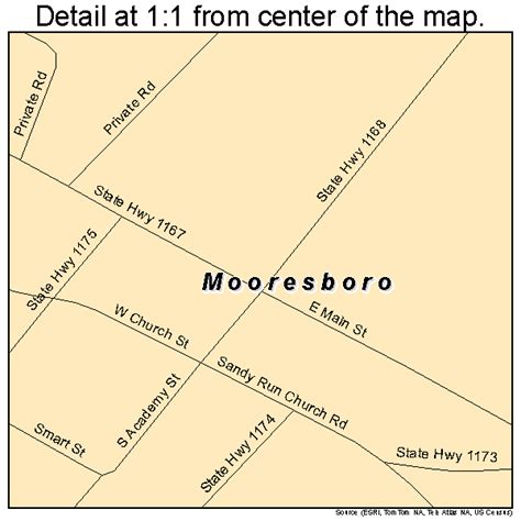 Mooresboro North Carolina Street Map 3744160