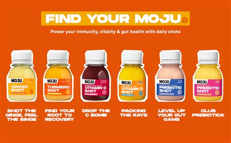 MOJU Turmeric Shots - 12 x 60ml, Pure Super Root Boost, Natural ...