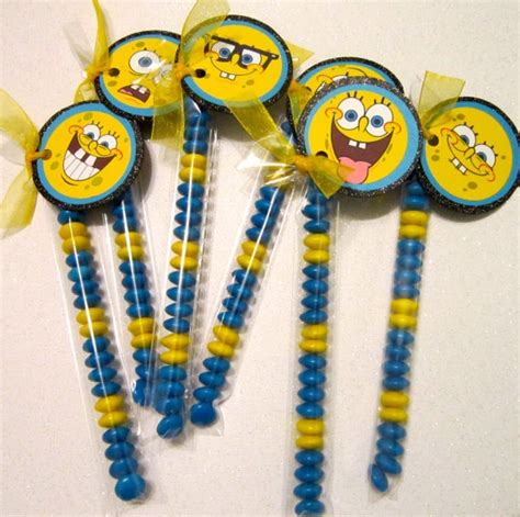 Spongebob Party Favor by POPSnMORE on Etsy, $16.00 | Spongebob party ...