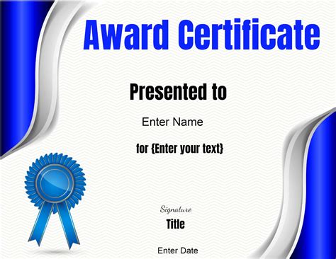 Free Editable Certificate Template | Customize Online & Print at Home