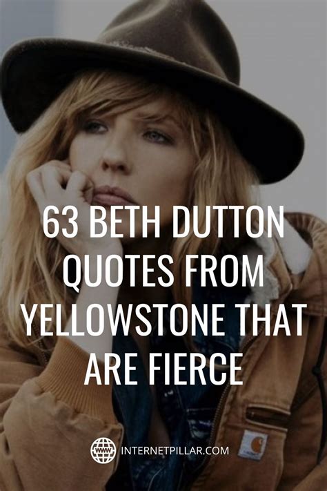 63 Beth Dutton Quotes from Yellowstone that are Fierce - Internet ...