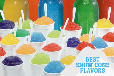 8 Best Snow Cone Flavors (Ranked in 2025)