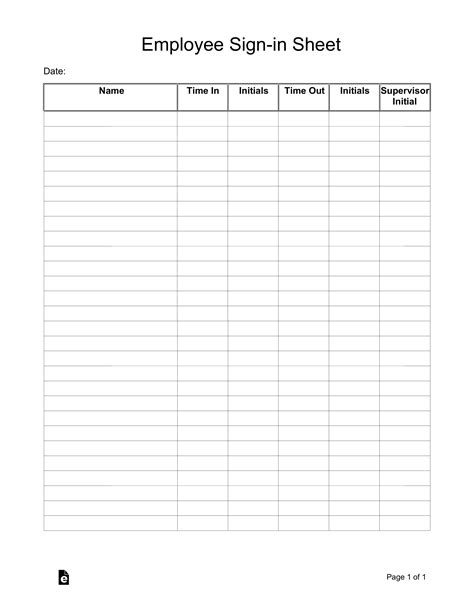 Registration Sign In Sheet Template / Below you'll find a free ...