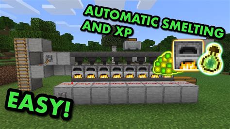 SIMPLE 1.20 XP SUPER SMELTER TUTORIAL in Minecraft Bedrock (MCPE/Xbox ...