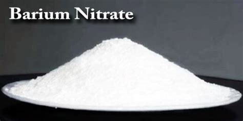 Barium Nitrate - Assignment Point