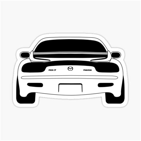 "RX7 FD" Sticker for Sale by ClassicAuto | Redbubble