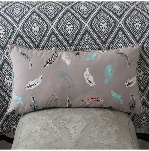 Colorful Feather Pillow