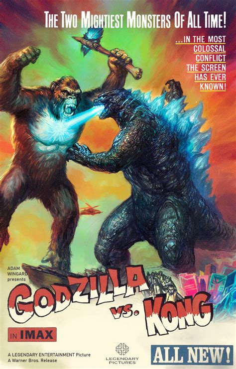 Classic Godzilla vs Kong poster | Godzilla vs. Kong | Know Your Meme