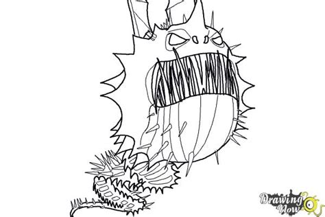 How to Draw a Screaming Death Dragon from How to Train Your Dragon