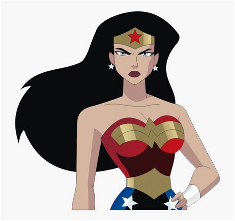 Transparent Wonder Woman Cartoon Png - Justice League Wonder Woman ...