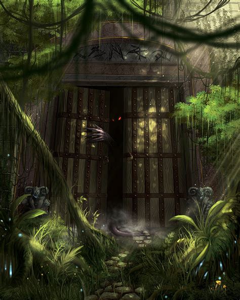 ArtStation - Forest Dungeon Entrance