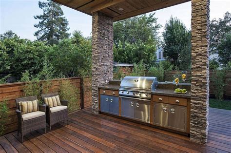 House with Outdoor Kitchen Setup | Modern House Designs