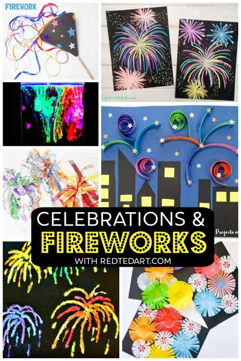 Super Firework Crafts for Kids of all ages - Red Ted Art - Easy Crafts