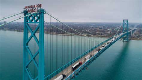 The Ambassador Bridge: Detroit's gateway to the north