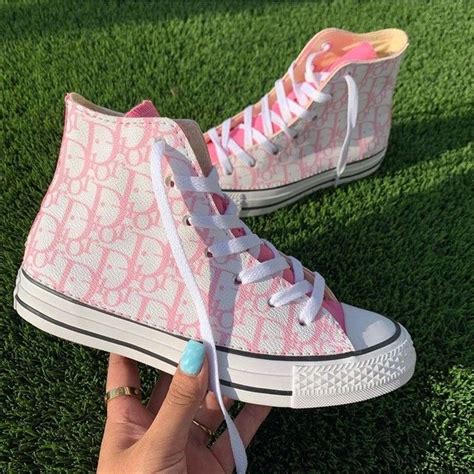 Pink Dior x Converse in 2021 | Sneakers fashion, Hype shoes, Dior shoes