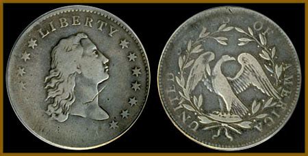 1794 Flowing Hair Silver Dollar - Information about 1794 Silver Dollars