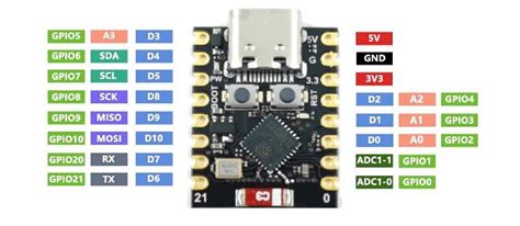 ESP32 C3 Supermini Pinout - Hardware - Arduino Forum