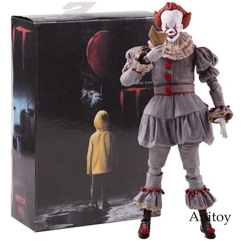 NECA Toys Stephen King's It the Clown Pennywise Figure PVC Horror ...