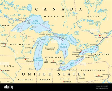 Map of nipigon hi-res stock photography and images - Alamy