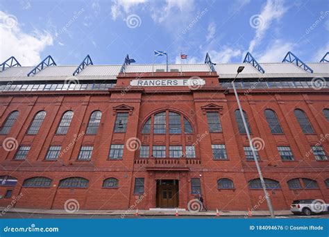 Ibrox Park, Stadium of Glasgow Rangers Editorial Photo - Image of ball ...