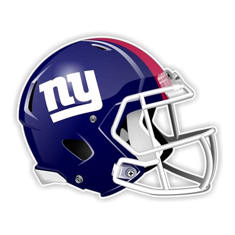 New York Giants Football Helmet Decal | Etsy