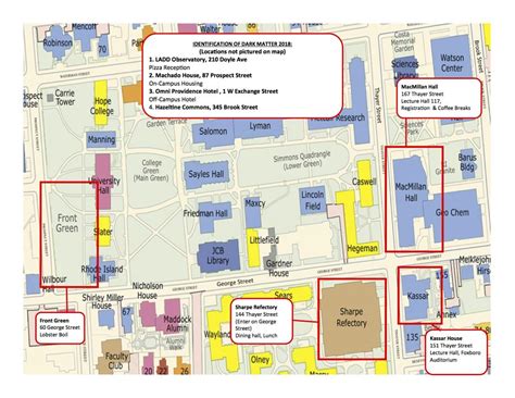 Brown University Campus Map