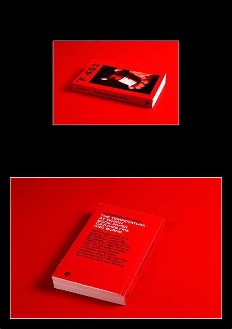 Fahrenheit 451 - BOOK COVER on Behance