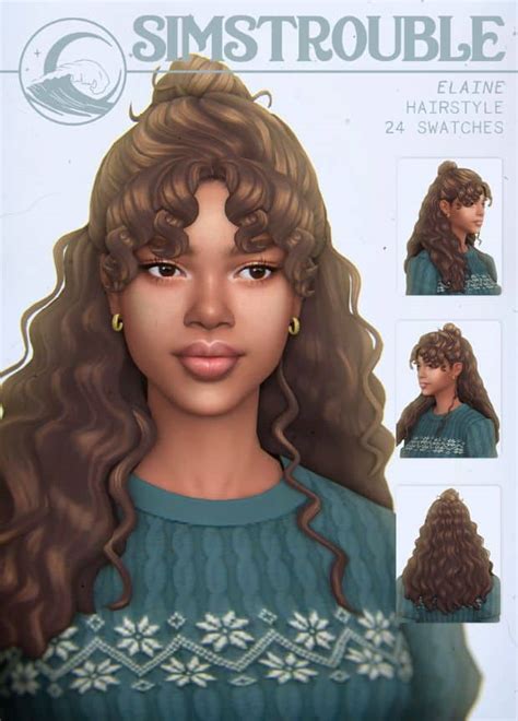 27+ Stylish Sims 4 Curly Hair CC - We Want Mods