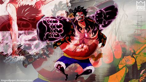 Luffy Gear 4 Wallpaper - @kingwallpaper by Kingwallpaper on DeviantArt